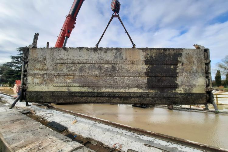 Diga di Salionze Paratoie