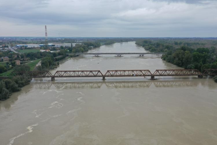 Aggiornamento fiume Po Casalmaggiore 20/10/2024