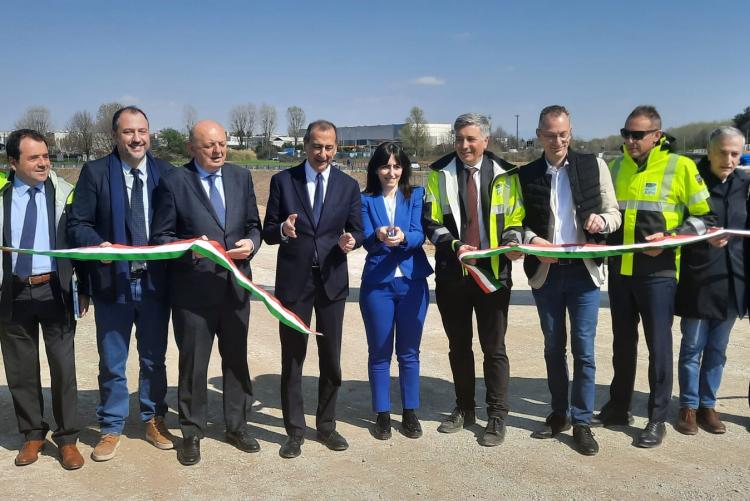 Area laminazione Senago - Inaugurazione