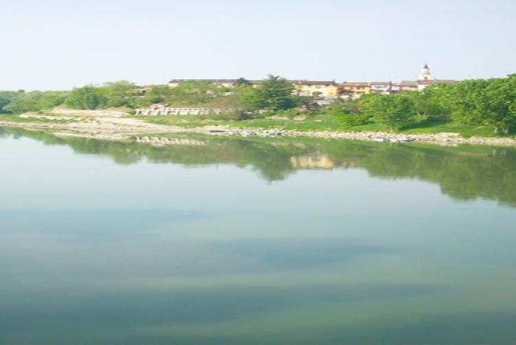 Fiume Adda passerella
